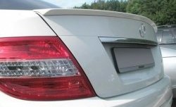 4 499 р. Лип спойлер AMG Style Mercedes-Benz C-Class W204 дорестайлинг седан (2007-2011) (Неокрашенный)  с доставкой в г. Королёв. Увеличить фотографию 4