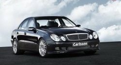 11 399 р. Накладка Carlsson на передний бампер Mercedes-Benz E-Class W211 дорестайлинг седан (2002-2006) (Неокрашенная)  с доставкой в г. Королёв. Увеличить фотографию 5