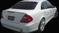 5 309 р. Лип спойлер Lorinzer Mercedes-Benz E-Class W211 дорестайлинг седан (2002-2006) (Неокрашенный)  с доставкой в г. Королёв. Увеличить фотографию 2