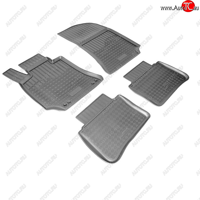 3 089 р. Комплект ковриков в салон Norplast Unidec Unidec Unidec  Mercedes-Benz E-Class  W212 (2013-2017) рестайлинг седан (Цвет: черный)  с доставкой в г. Королёв