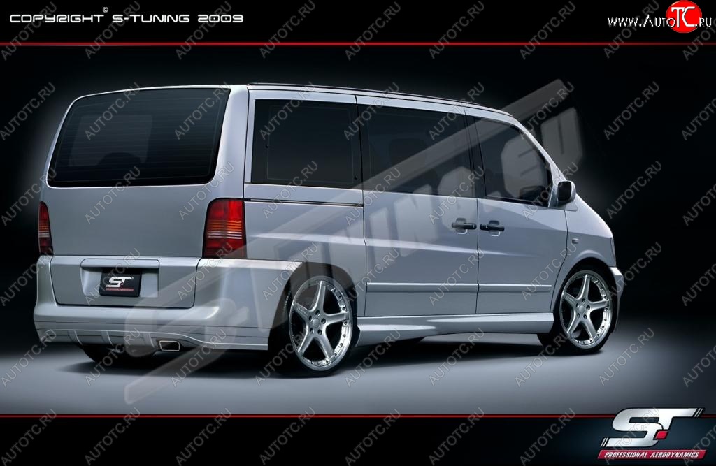 23 969 р. Задний бампер Wild Mercedes-Benz Vito W638 (1996-2003)  с доставкой в г. Королёв