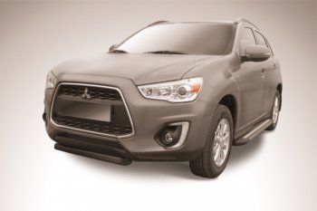 Защита переднего бампер d76 Slitkoff Mitsubishi ASX 1-ый рестайлинг (2013-2016)