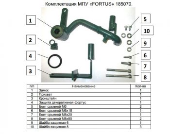 11 749 р. Замок КПП FORTUS (AT) Mitsubishi ASX 2-ой рестайлинг (2017-2020)  с доставкой в г. Королёв. Увеличить фотографию 3