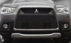 Накладка на передний бампер CT v2 Mitsubishi ASX дорестайлинг (2010-2012)