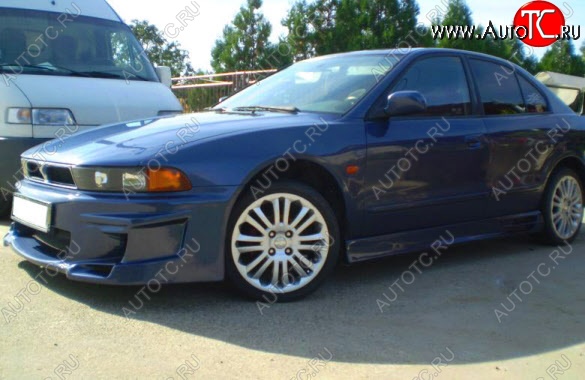 22 899 р. Передний бампер R1 Mitsubishi Galant 8  дорестайлинг седан (1996-1998)  с доставкой в г. Королёв