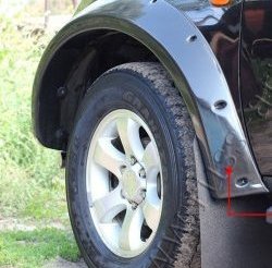 27 849 р. Накладки на колёсные арки RA (усиленные)  Mitsubishi L200  5 KK,KL (2015-2019) дорестайлинг (Поверхность глянец (под окраску), Неокрашенные)  с доставкой в г. Королёв. Увеличить фотографию 2