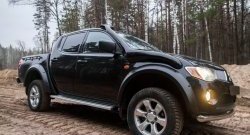 11 199 р. Пластиковый шноркель RA Mitsubishi L200 4  дорестайлинг (2006-2014)  с доставкой в г. Королёв. Увеличить фотографию 2