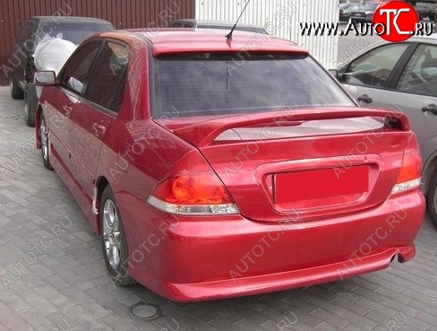 4 599 р. Козырёк на заднее стекло CT Mitsubishi Lancer 9 1-ый рестайлинг седан (2003-2005) (Неокрашенный)  с доставкой в г. Королёв