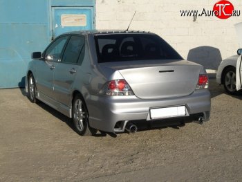 18 499 р. Задний бампер INGS Extreem Mitsubishi Lancer 9 1-ый рестайлинг седан (2003-2005) (Неокрашенный)  с доставкой в г. Королёв. Увеличить фотографию 3