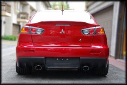 4 149 р. Лип спойлер DUCKBILL Mitsubishi Lancer CY седан дорестайлинг (2007-2010) (Неокрашенный)  с доставкой в г. Королёв. Увеличить фотографию 3