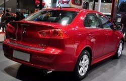 2 049 р. Лип спойлер M-VRS Mitsubishi Lancer 10 седан дорестайлинг (2007-2010) (Неокрашенный)  с доставкой в г. Королёв. Увеличить фотографию 3