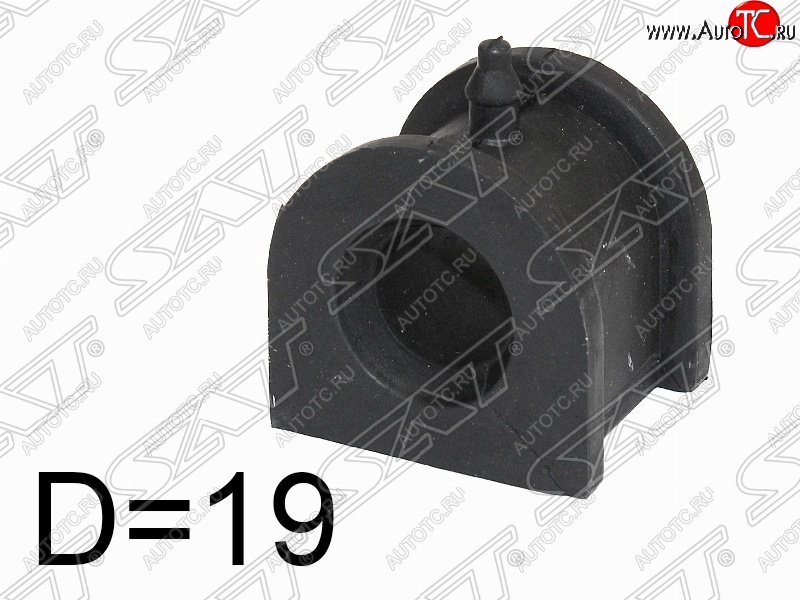 142 р. Резиновая втулка переднего стабилизатора (D=19) SAT Mitsubishi Outlander XL (CW)  рестайлинг (2010-2013)  с доставкой в г. Королёв