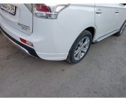 4 799 р. Боковые накладки на задний бампер BROOMER Design Mitsubishi Outlander GF дорестайлинг (2012-2014) (Неокрашенная)  с доставкой в г. Королёв. Увеличить фотографию 4