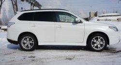 6 199 р. Пороги накладки Broomer Design  Mitsubishi Outlander  GF (2012-2014) дорестайлинг (Неокрашенные)  с доставкой в г. Королёв. Увеличить фотографию 2