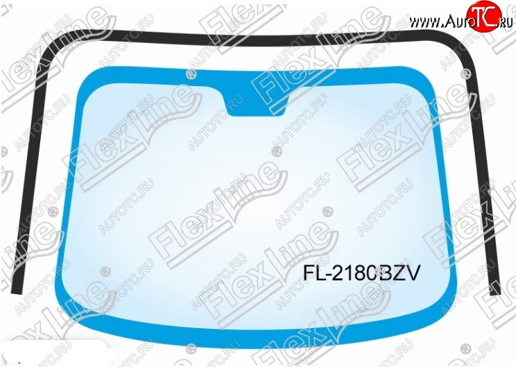 4 299 р. Молдинг лобового стекла FlexLine  Mitsubishi Pajero ( 3 V70,  3 V60) (1999-2006) дорестайлинг, дорестайлинг, рестайлинг, рестайлинг  с доставкой в г. Королёв