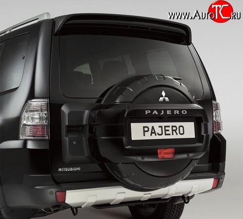 3 399 р. Чехол (кожух) запасного колеса Стандартный  Mitsubishi Pajero ( 4 V90,  4 V80) (2006-2015) дорестайлинг, дорестайлинг, 1-ый рестайлинг, 3 дв. 1-ый рестайлинг (Неокрашенный)  с доставкой в г. Королёв