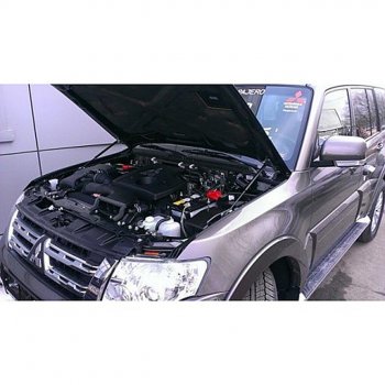 Упоры капота Russtal Mitsubishi Pajero 4 V90 2-ой рестайлинг (2014-2020)