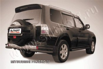 Уголки d76+d42 двойные Mitsubishi Pajero 4 V90 дорестайлинг (2006-2011)