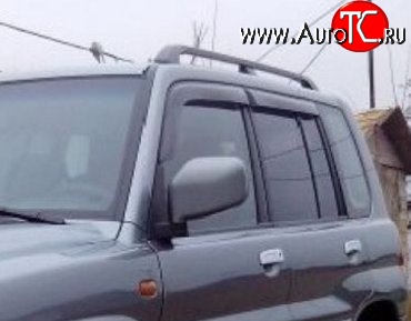 999 р. Комплект дефлекторов окон (ветровиков) 4 шт. (5 дверей) Russtal Mitsubishi Pajero iO (1998-2007)  с доставкой в г. Королёв