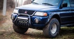 1 799 р. Подиумы противотуманных фар RA  Mitsubishi Pajero Sport  PA (1996-2004) дорестайлинг  с доставкой в г. Королёв. Увеличить фотографию 3