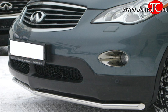 14 399 р. Защита переднего бампера (Ø42 мм, нержавейка) SLITKOFF INFINITI EX35 J50 (2007-2013)  с доставкой в г. Королёв