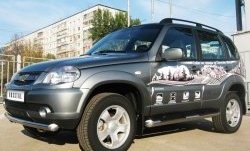 16 599 р. Одинарная защита переднего бампера Bertone диаметром 76 мм  Chevrolet Niva  2123 (2009-2020), Лада 2123 (Нива Шевроле) (2009-2021)  с доставкой в г. Королёв. Увеличить фотографию 3