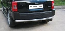 12 349 р. Защита заднего бампера (Ø76 мм, нержавейка) Russtal Jeep Liberty KJ дорестайлинг (2001-2004)  с доставкой в г. Королёв. Увеличить фотографию 3