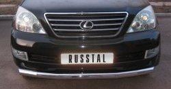 20 449 р. Одинарная защита переднего бампера SLITKOFF 76 мм  Lexus GX470  J120 (2002-2007) дорестайлинг  с доставкой в г. Королёв. Увеличить фотографию 2