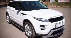 15 349 р. Одинарная защита переднего бампера SLITKOFF диаметром 76 мм (Dynamic) Land Rover Range Rover Evoque 1 L538 дорестайлинг 5 дв. (2011-2015)  с доставкой в г. Королёв. Увеличить фотографию 2