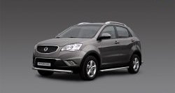 9 499 р. Широкая защита порогов Petroil Tuning SSANGYONG Actyon дорестайлинг (2010-2013)  с доставкой в г. Королёв. Увеличить фотографию 1