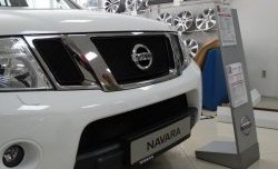 2 879 р. Сетка в решетку радиатора Russtal Nissan Pathfinder R51 рестайлинг (2009-2014) (черная)  с доставкой в г. Королёв. Увеличить фотографию 2