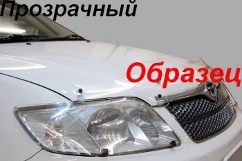 2 059 р. Дефлектор капота CA-Plastiс  Nissan Almera  N16 (2000-2003) седан дорестайлинг (серия Classic прозрачный, Без надписи)  с доставкой в г. Королёв. Увеличить фотографию 2