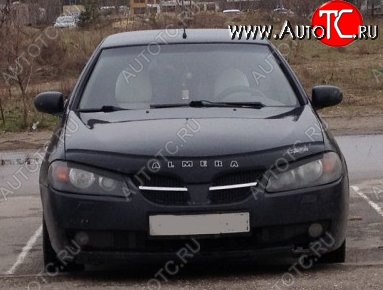 999 р. Дефлектор капота Russtal Nissan Almera N16 седан дорестайлинг (2000-2003)  с доставкой в г. Королёв