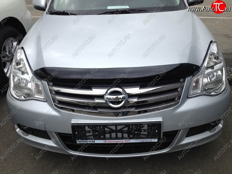 2 879 р. Дефлектор капота NovLine-Autofamily Nissan Almera G15 седан (2012-2019)  с доставкой в г. Королёв