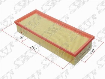 Фильтр воздушный двигателя SAT (317х132х57 mm)  Altima  седан, Murano  2 Z51, Teana  2 J32