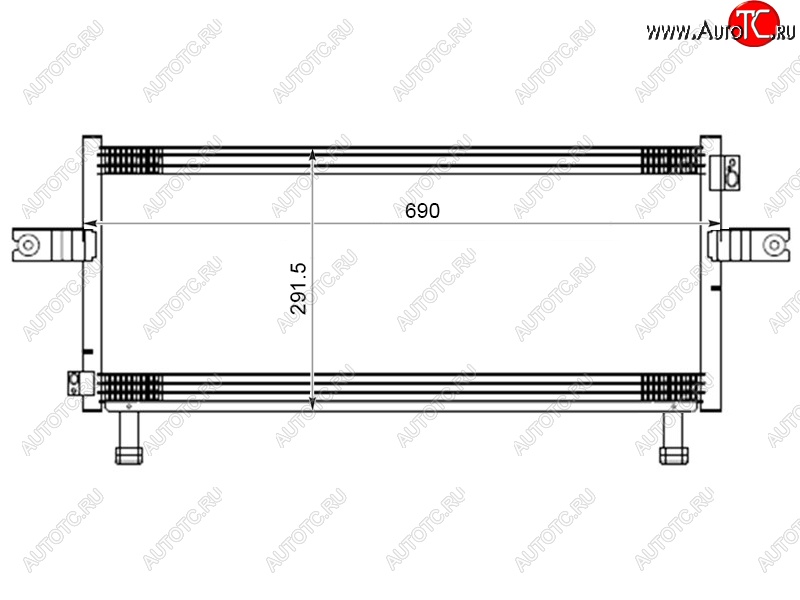 6 499 р. Радиатор кондиционера SAT  Nissan Avenir - Expert  с доставкой в г. Королёв