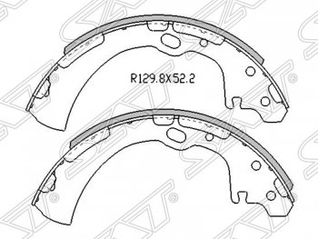 Колодки тормозные SAT (задние) Nissan Elgrand 2 дорестайлинг (2002-2004)