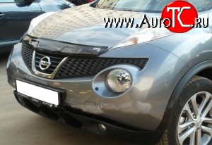 2 879 р. Дефлектор капота NovLine  Nissan Juke  1 YF15 (2010-2014) дорестайлинг  с доставкой в г. Королёв