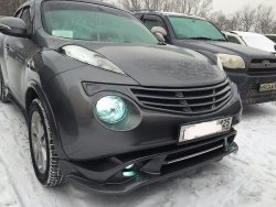 10 199 р. Решетка радиатора KENSTYLE Nissan Juke 1 YF15 дорестайлинг (2010-2014) (Неокрашенная)  с доставкой в г. Королёв. Увеличить фотографию 2