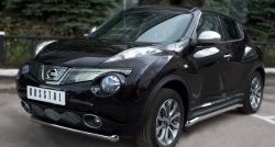 15 799 р. Одинарная защита переднего бампера SLITKOFF диаметром 63 мм (4x4)  Nissan Juke  1 YF15 (2010-2014) дорестайлинг  с доставкой в г. Королёв. Увеличить фотографию 4