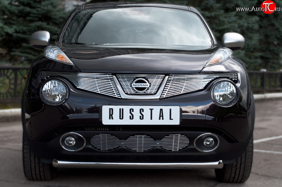 15 799 р. Одинарная защита переднего бампера SLITKOFF диаметром 63 мм (4x4)  Nissan Juke  1 YF15 (2010-2014) дорестайлинг  с доставкой в г. Королёв