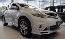 22 749 р. Комплект порогов Impul Nissan Murano 2 Z51 рестайлинг (2010-2016) (Неокрашенные)  с доставкой в г. Королёв. Увеличить фотографию 2