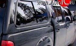 Дефлекторы окон (ветровики) Novline 4 шт Nissan Navara 2 D40 дорестайлинг (2004-2010)