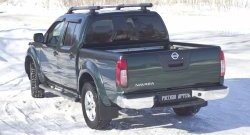 1 799 р. Накладки на борта кузова автомобиля RA  Nissan Navara  2 D40 (2004-2010) дорестайлинг (Задний откидной борт)  с доставкой в г. Королёв. Увеличить фотографию 2