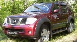 7 749 р. Молдинги дверей RA (широкие, комплект)  Nissan Pathfinder  R51 (2004-2014) дорестайлинг, рестайлинг (Поверхность глянец (под окраску), Неокрашенные)  с доставкой в г. Королёв. Увеличить фотографию 2