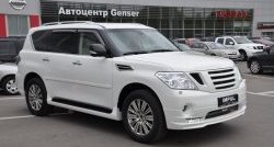 12 049 р. Решётка радиатора Impul Nissan Patrol 6 Y62 дорестайлинг (2010-2014) (Неокрашенная)  с доставкой в г. Королёв. Увеличить фотографию 4