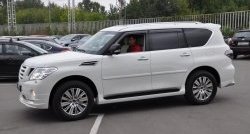 12 049 р. Решётка радиатора Impul Nissan Patrol 6 Y62 дорестайлинг (2010-2014) (Неокрашенная)  с доставкой в г. Королёв. Увеличить фотографию 7