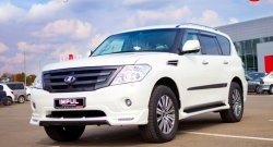 38 499 р. Решётка радиатора Impul V2 Nissan Patrol 6 Y62 дорестайлинг (2010-2014) (Неокрашенная)  с доставкой в г. Королёв. Увеличить фотографию 3