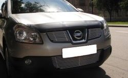 Декоративная вставка воздухозаборника Berkut Nissan Qashqai 1 дорестайлинг (2007-2010)