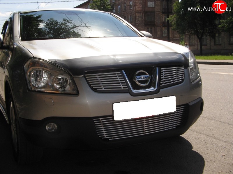 4 799 р. Декоративная вставка воздухозаборника Berkut Nissan Qashqai 1 дорестайлинг (2007-2010)  с доставкой в г. Королёв